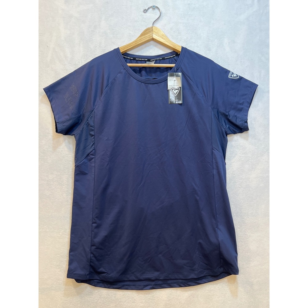 Rossignol W MTB‎ Tee Womens 2XL Dark Navy Blue Athletic Training Top New